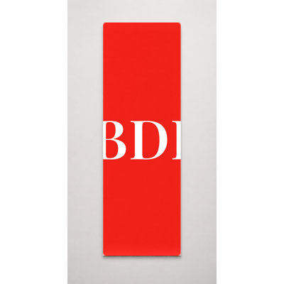 Drapeau du Burundi, monogramme diamant de luxe — Vert, rouge et blanc — Grande toile murale