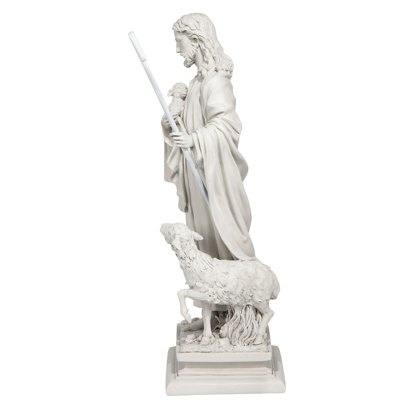Statue de jardin Jésus le bon berger, Grand