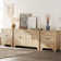 Haikey 122" Wide 8 Drawer Sideboard