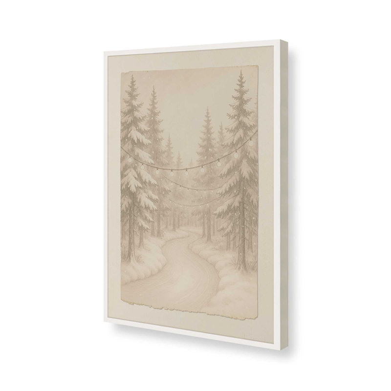 «Twilight Pathway», reproduction d'art, 11 po x 14 po, Blanc opaque