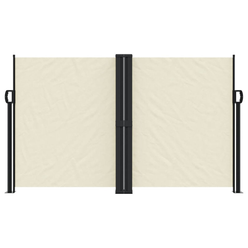 Dakota Fields Retractable Side Awning, Cream, 140cm H x 600cm W
