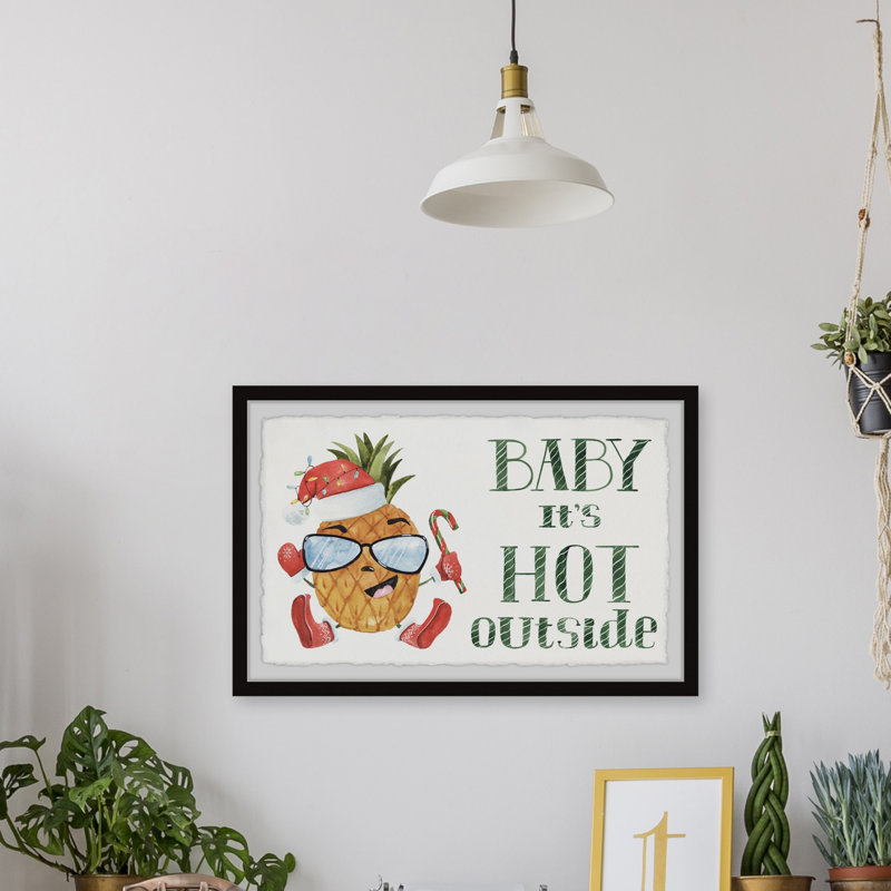 Keep Cool - Single Picture Frame Painting, 20cm H x 30cm W x 3.81cm D