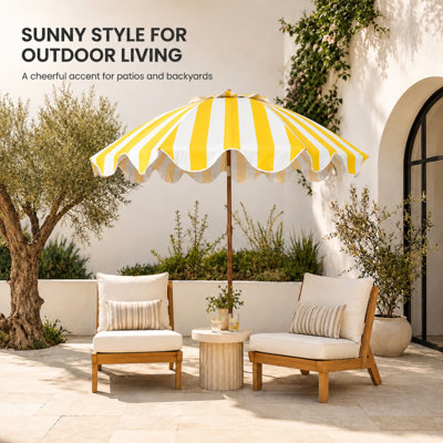 Parasol de plage d'extérieur portatif 6,5 pi, parasol pour plante