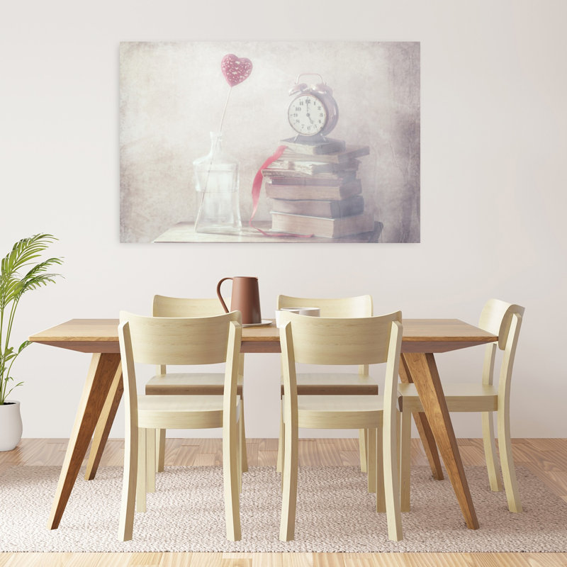 «Dreamy Love Time», impression d'art romantique rétro, H 32 po x l 48 po