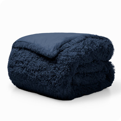 Shaggy Fleece Plush Duvet Cover
