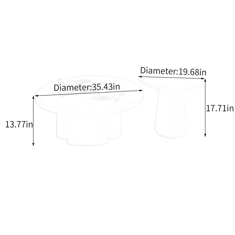 Table basse ronde Modern Modern