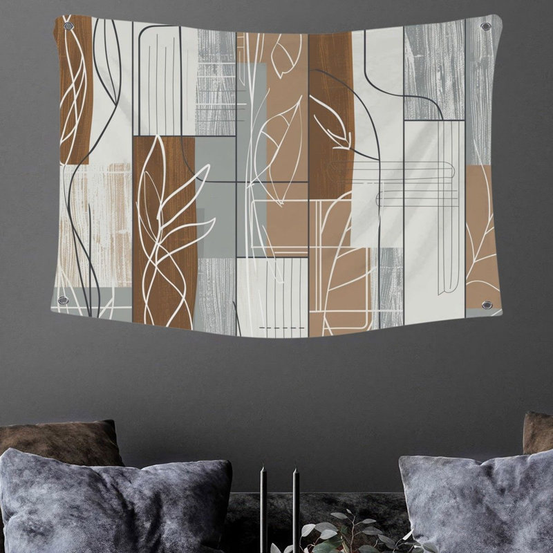 Tapisserie en microfibre, H 68 po x l 80 po