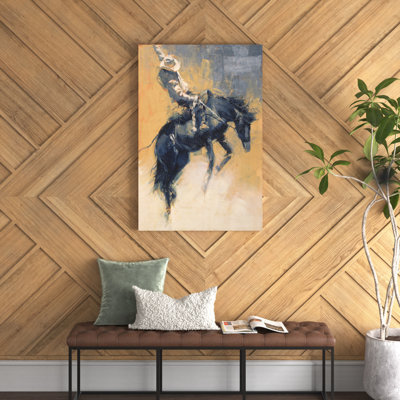 «Mood Indigo III» par Julie T. Chapman, reproduction d'art sur toile tendue