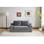 Canapé-causeuse, canapé-lit confortable à assise profonde, petit canapé en velours côtelé pour la chambre à coucher du salon, coussin réversible avec coussins, aucun assemblage requis-137099478-137099481