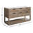 Felicity 60 " W Freestanding Standard Free Standing 2 Double Vanity Bathroom Vanity With Engineered Marble Top-1222093849