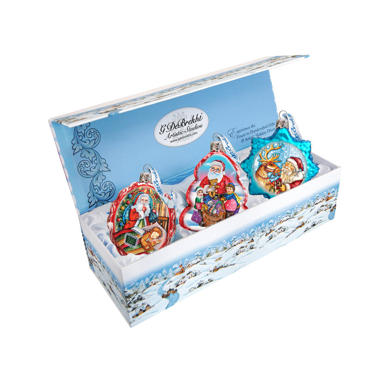 Ensemble d’ornement figurine suspendu en verre 3 pièces beach bum furniture