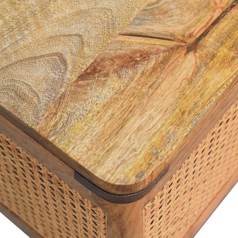 Aldossari Solid Wood Accent Stool