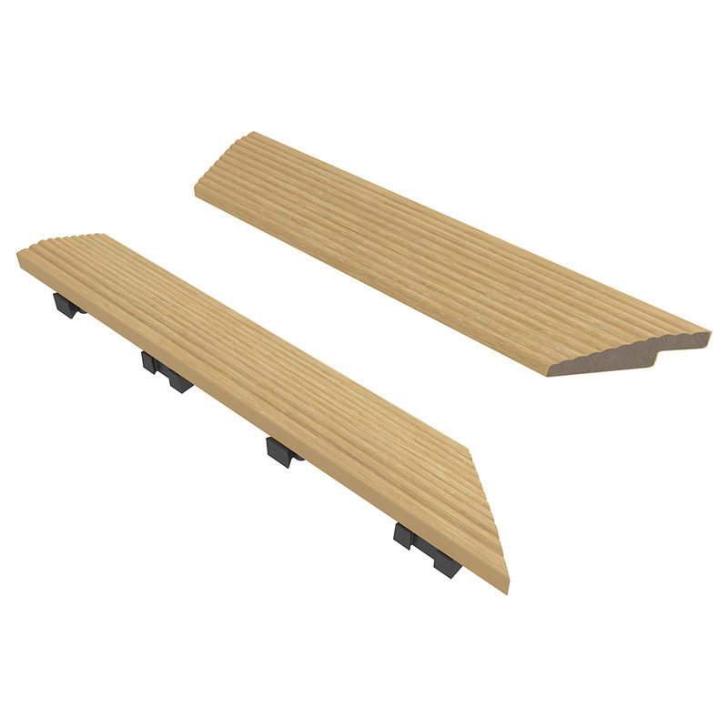 Carrelage de terrasse 2 po x 12 po à carreaux de terrasse en cèdre rouge australien (2 pièces / boîte), Australian Red Cedar
