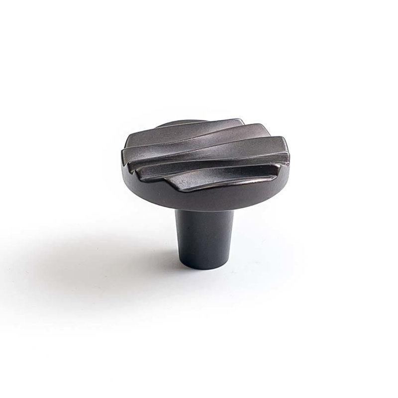Wave 1 1/2 Diameter Round Knob, Oil Rubbed Bronze