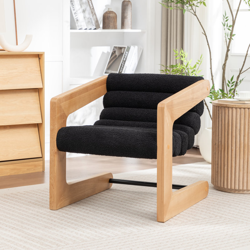 Fauteuil Karoll Chisara, Noir