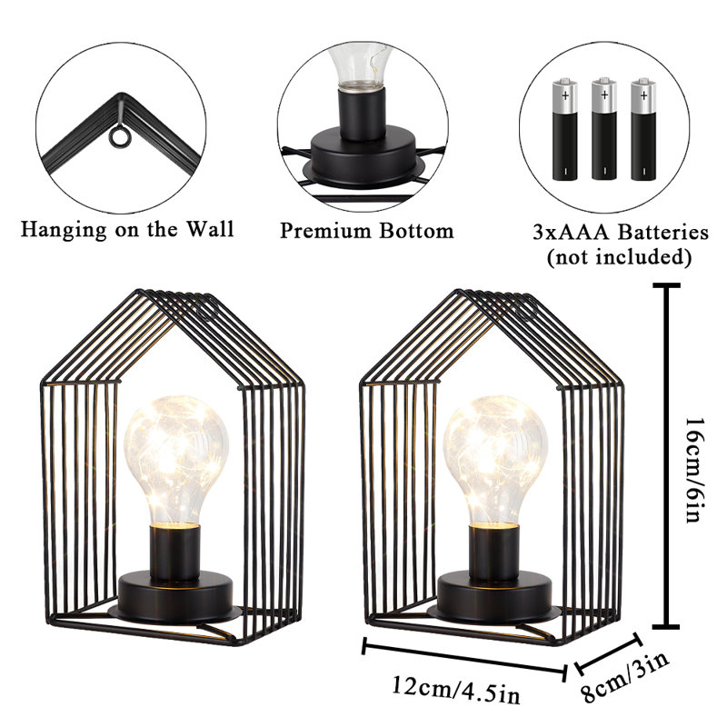 7'' Battery Powered Outdoor Table Lamp