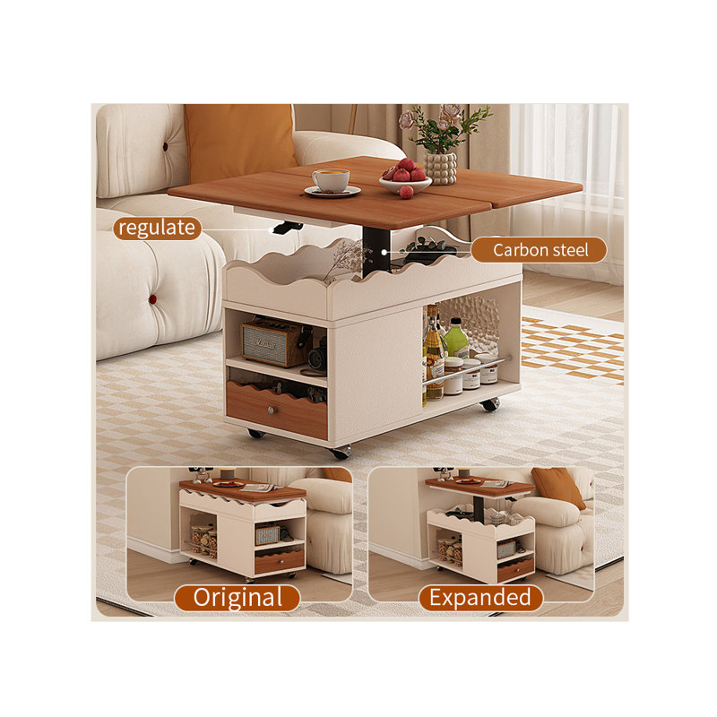 Table basse de style français, Crème