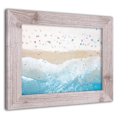 «Above View Beach», reproduction encadrée