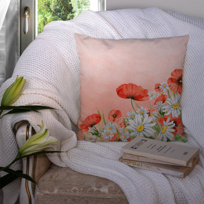 Coussin décoratif intérieur/extérieur chamomiles