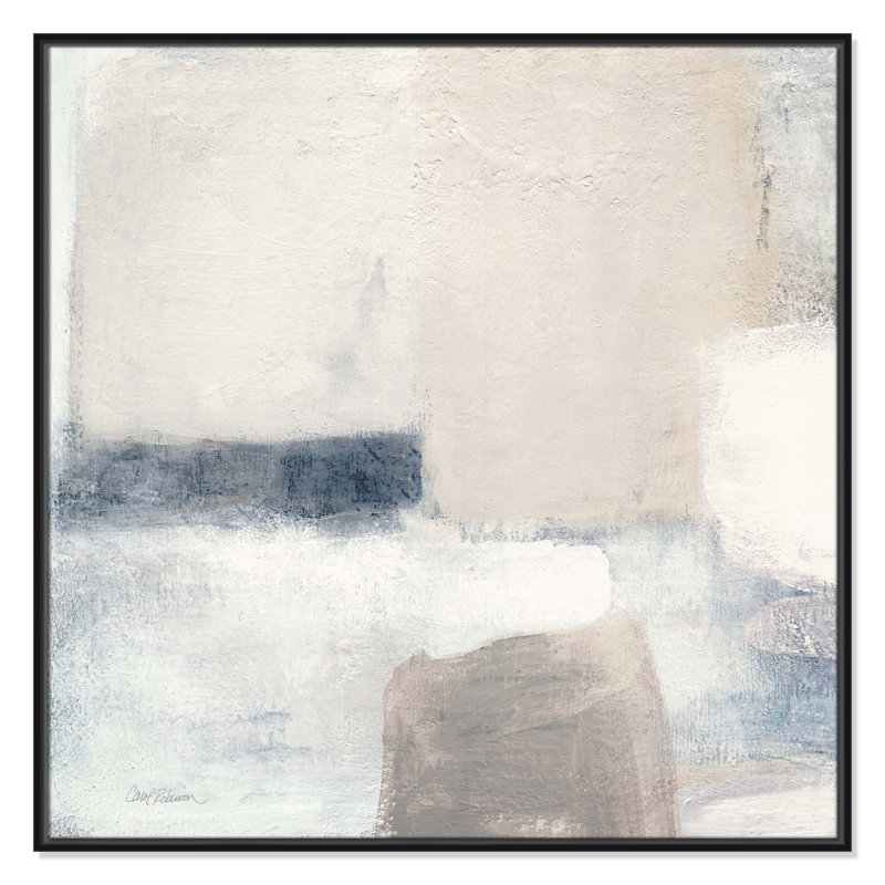 Luccia - Toile à cadre flottant, L 37,5 po x H 37,5 po, Noir