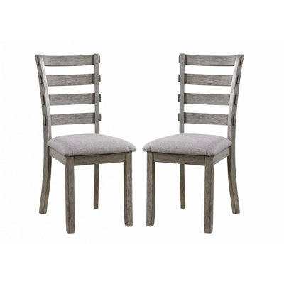 Dining Chairs Padded Seat Set Of 2Pc Side Chair