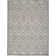 Foundry Select Versatile Diamond Silver Gray Indoor/Outdoor Area Rug