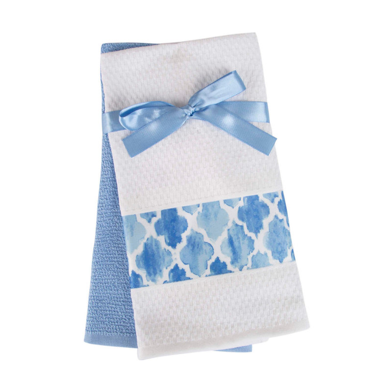 Ensemble de serviettes à main 100% coton 2 pièces Hillier