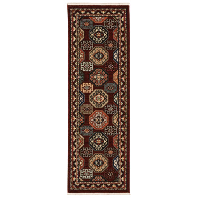 Oaklynn Performance Oriental Indoor Rug