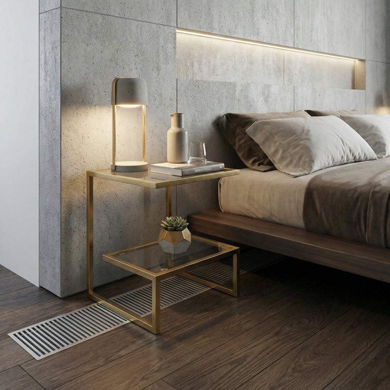 Table de bout avec rangement Ellesmere