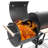 Barrel Charcoal Grill with Offset Smoker & Chimney, Black Portable BBQ Pit, Multi-Function Outdoor Cooking Oven for Backyard Patio Barbecues