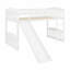 Lit mezzanine pour enfants avec glissade et échelle de sécurité robuste