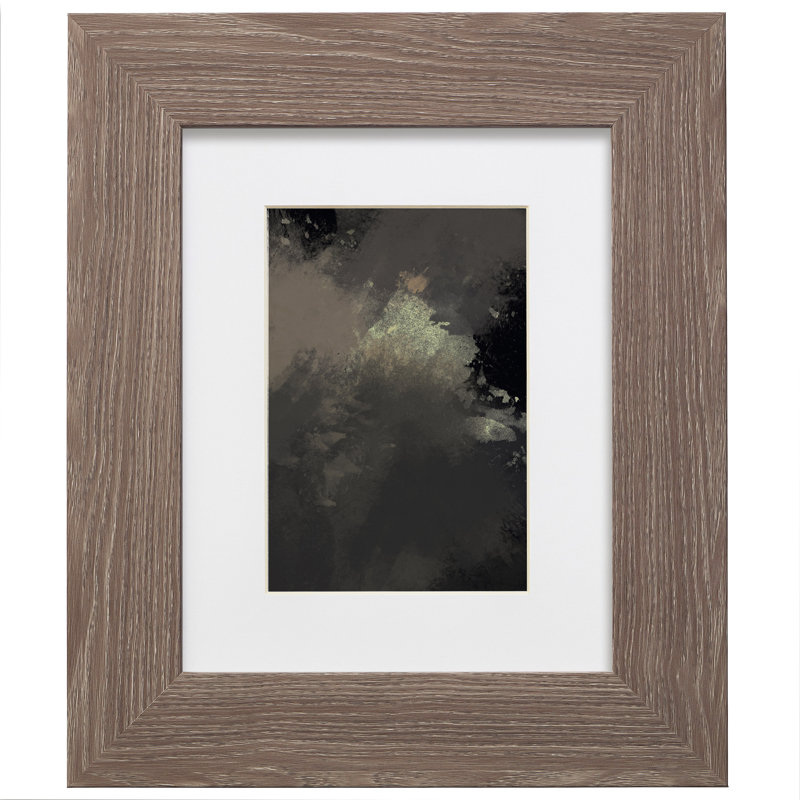 Cadre photo simple Kimura, Gris champêtre, 10 po x 12 po emmêlé à 8 po x 10 po