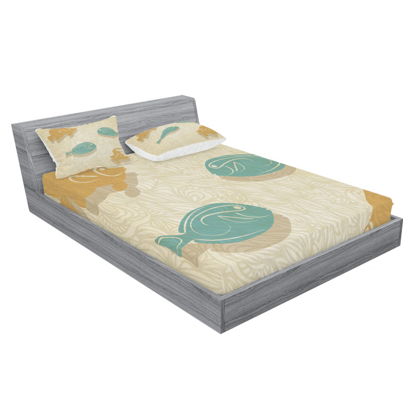 Microfiber Sheet Set, Queen Sheet Set + Fitted Sheet + 1 Pillowcases