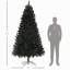 Arbre de Noël artificiel de 7,5 pi de hauteur, arbre de Noël non éclairé avec 1346 pointes de branches, ouverture automatique, base en acier, décoration des Fêtes pour bureau à domicile-1053914436