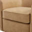 Fauteuil d'appoint pivotant en cuir Belmont-346162061