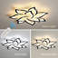 Izzabella 10-Light 85cm Acrylic LED Flush Mount
