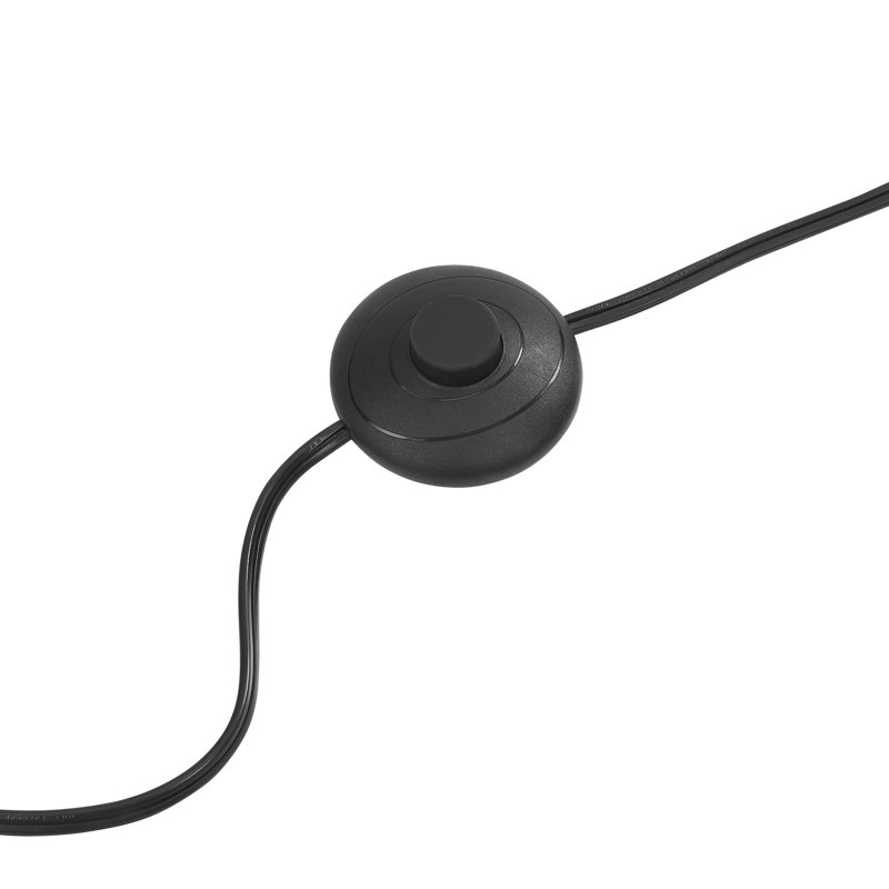 Wave Squiggle Floor Lamp In Black