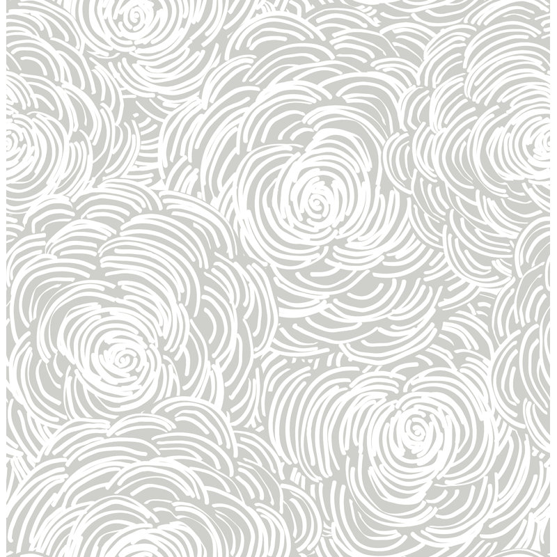 Rouleau de papier peint L 33 pi x l 20,5 po Eclipse, Gris