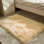 Tapis jaune à poils longs Haja