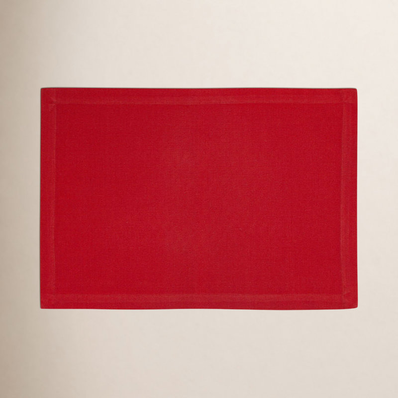 Drian 100% Cotton Rectangle, Red