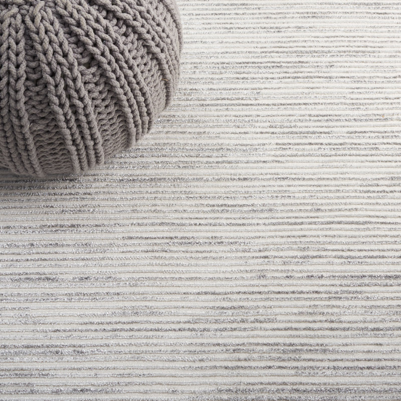 Whisper Performance Striped Rug, Rectangle 8' x 10'