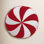 18" x 18" Peppermint Shaped Pillow
