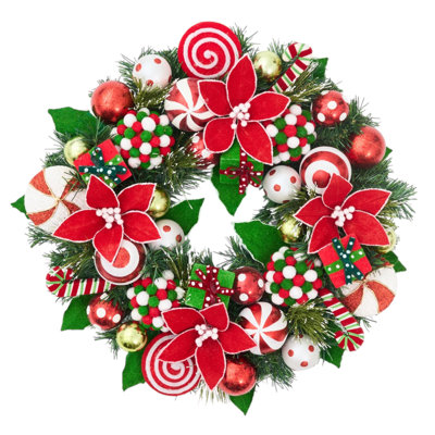 Christmas Peppermint Wreath