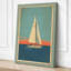 Solitary Sail Minimalist - Wrapped Canvas-1742048086-1742048087