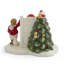 Arbre de Noël Spode, village de père Noël avec enfants 2,5 po