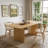 79" Natural Solid Wood Double Pedestal Base Dining Table