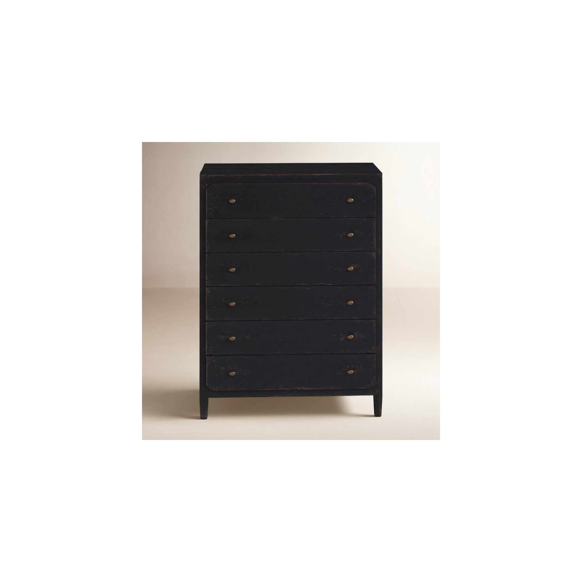 Chamberlain 6 - Drawer Dresser, Black