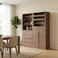 Ensemble d'armoires de rangement 4 pièces DIY Farmhouse, bibliothèque multifonctionnelle, organisateur de garde-manger avec tiroirs et tablettes, armoire à vin, buffet facile à assembler pour le salon, la chambre à coucher, la cuisine et les solutions de rangement de bureau-125129124