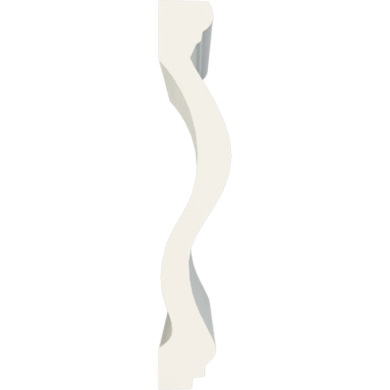 Endurathane Stockport Chair Rail, 6 3/4"H x 1 1/4"P x 94 1/2"L, Factory Primed