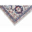 Hand Knotted Wool Area Rug in Silver